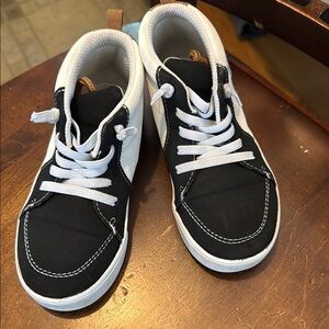 OshKosh B'gosh Black and White High-Top Sneakers
